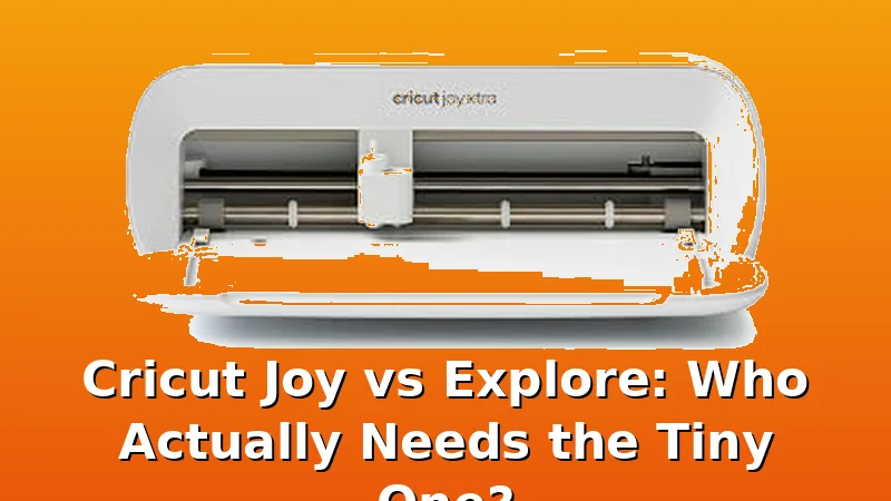 Cricut Joy vs Explore: Who Actually Needs the Tiny One? - BestCricut review with measurements and honest opinion