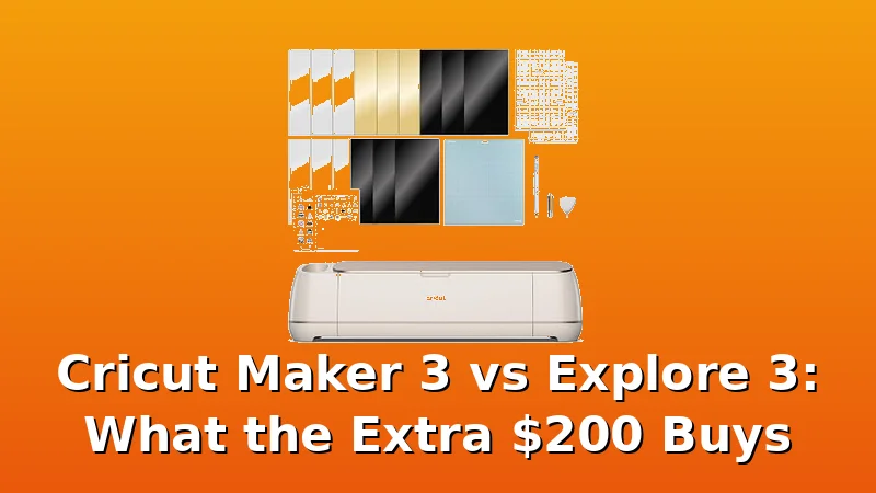 Cricut Maker 3 vs Explore 3: What the Extra $200 Buys - BestCricut review with measurements and honest opinion