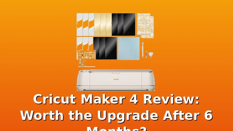 Cricut Maker 4 Review: Worth the Upgrade After 6 Months? - BestCricut review with measurements and honest opinion