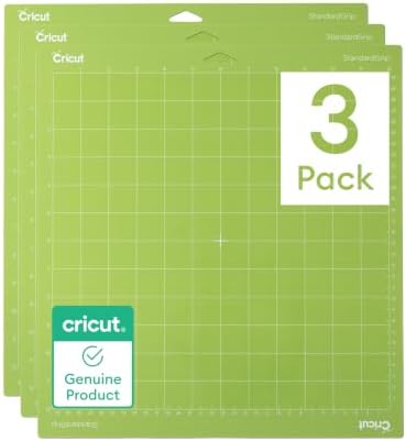 Cricut StandardGrip Adhesive Cutting Mat 12x12 - 3 Pack