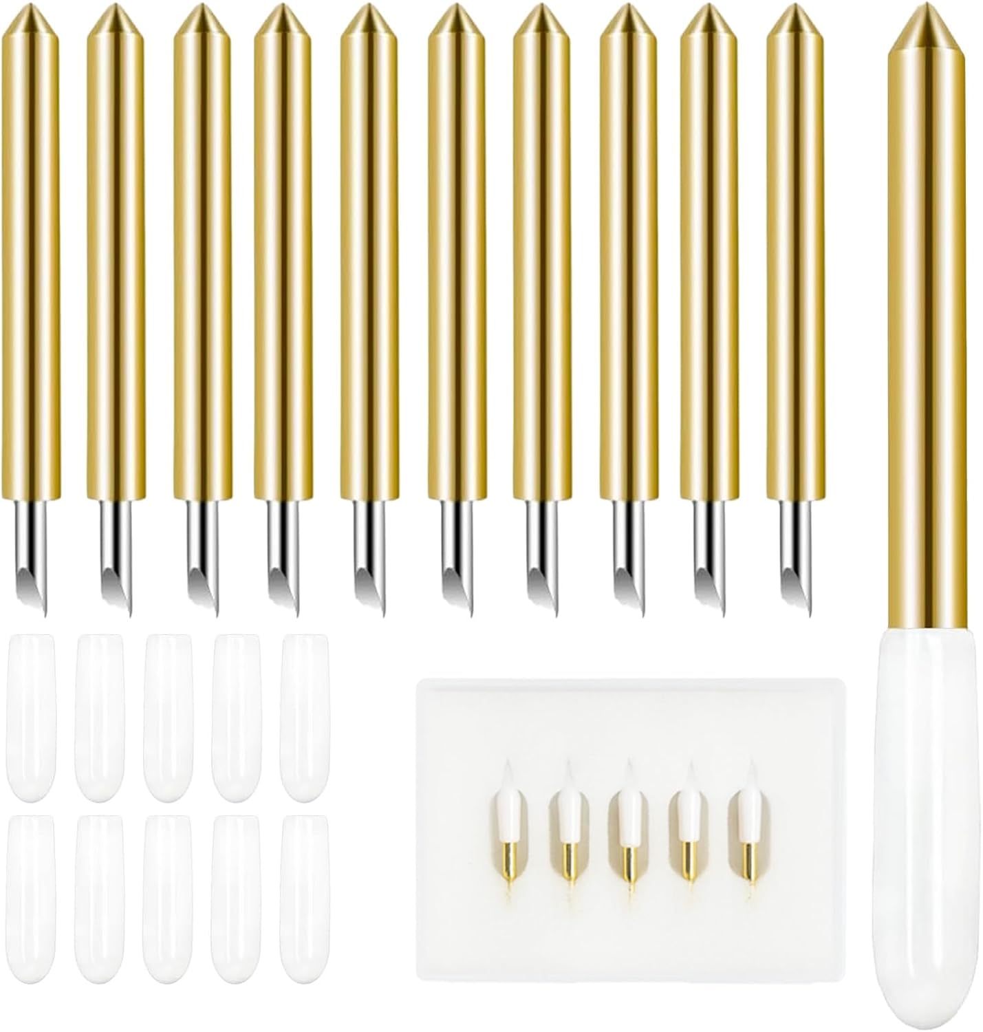 10 Pcs 45°Cutter Blades Compatible with Cricut Joy/Xtra, Paper Cutter Blade